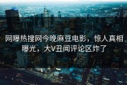 网曝热搜网今晚麻豆电影，惊人真相曝光，大V丑闻评论区炸了