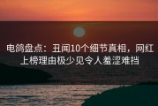 电鸽盘点：丑闻10个细节真相，网红上榜理由极少见令人羞涩难挡